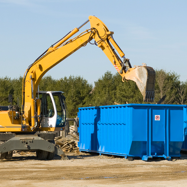 are there any restrictions on where a residential dumpster can be placed in Monongalia County WV